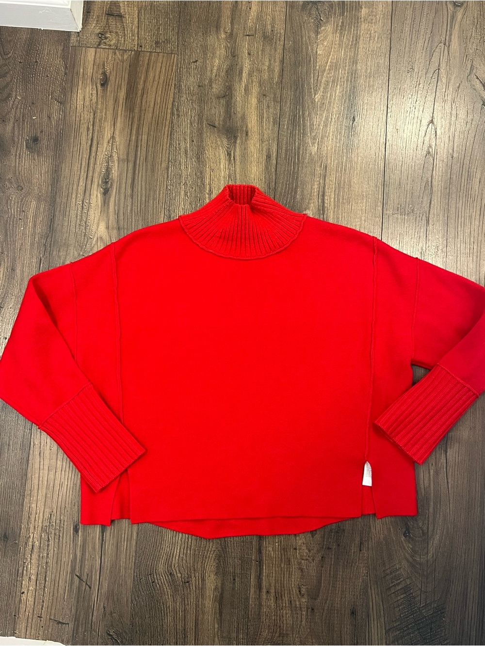 Maeve Red Mock-neck Sweater - Women